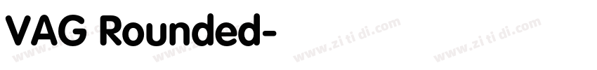 VAG Rounded字体转换